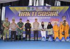 Kapolres Tasikmalaya Kota Hadiri Bakti Sosial Pembagian Sembako untuk Yatim Piatu dan Kaum Dhuafa di Lapangan Dadaha